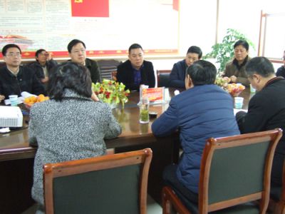 縣政府常務(wù)副縣長曹紅斌、金融辦主任靳林冬來金泉科技考察新三板掛牌上市工作